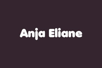 Anja Eliane Free Font