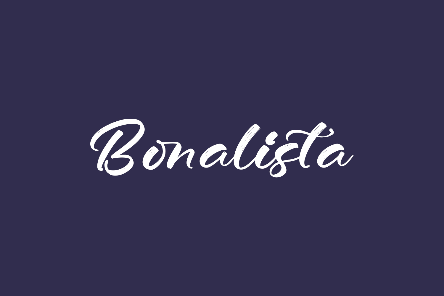 Bonalista Free Font
