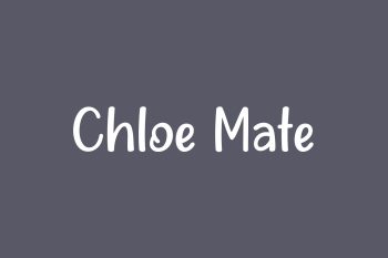 Free Chloe Mate Font