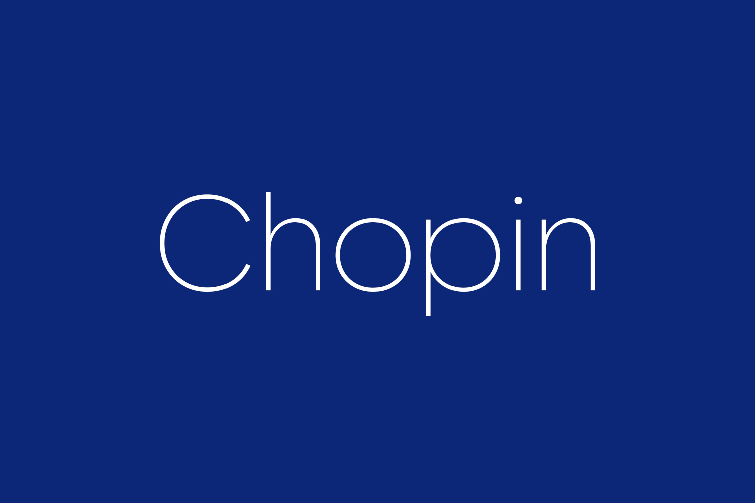 Chopin Free Font