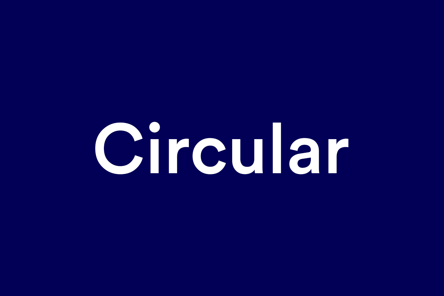 Circular Free Font