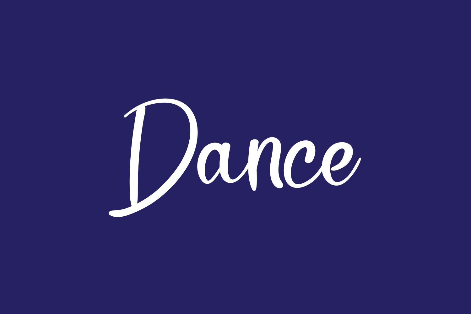 Free Dance Font