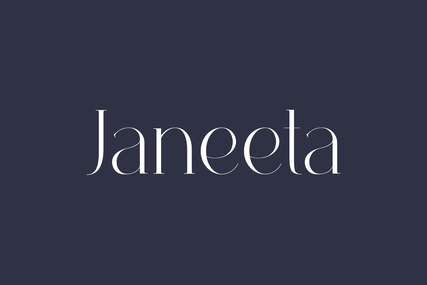 Free Janeeta Font