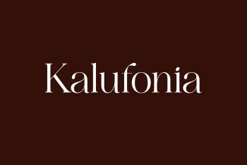 Free Kalufonia Font