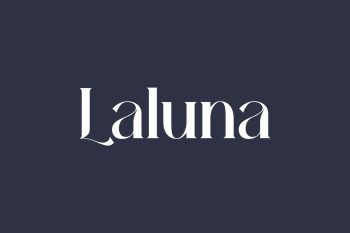 Laluna Free Font