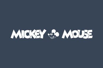 Mickey Mouse Free Font Family