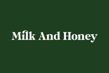 Milk And Honey Free Font