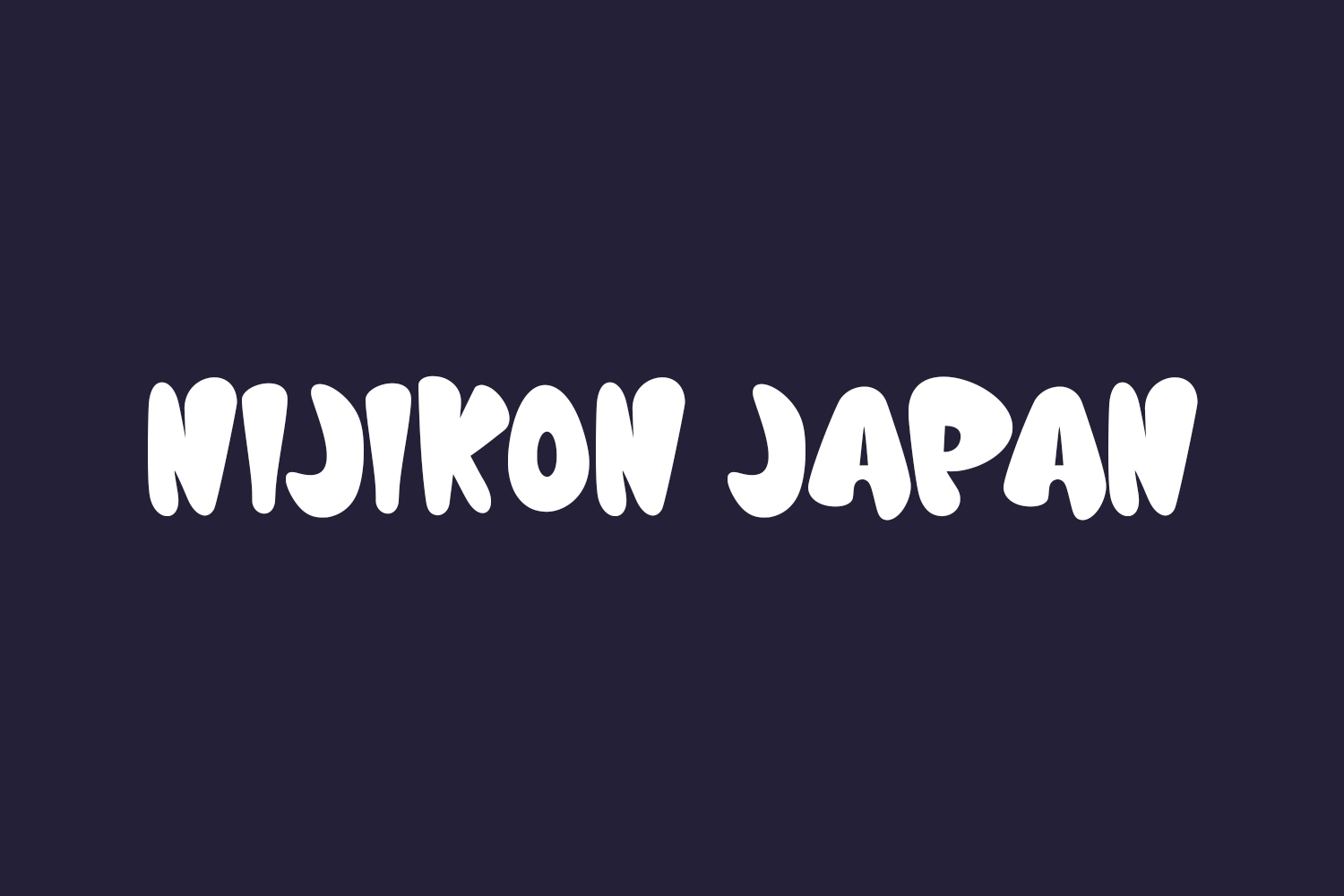 Free Nijikon Japan Font