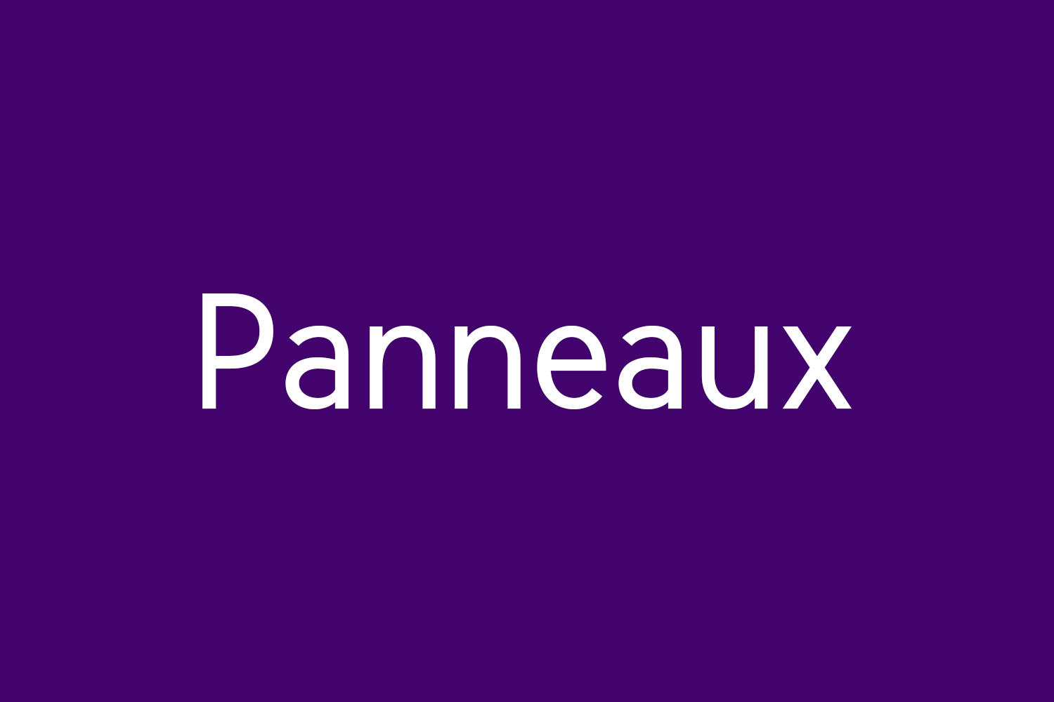 Free Panneaux Font Family