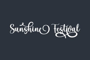 Sunshine Festival Free Font
