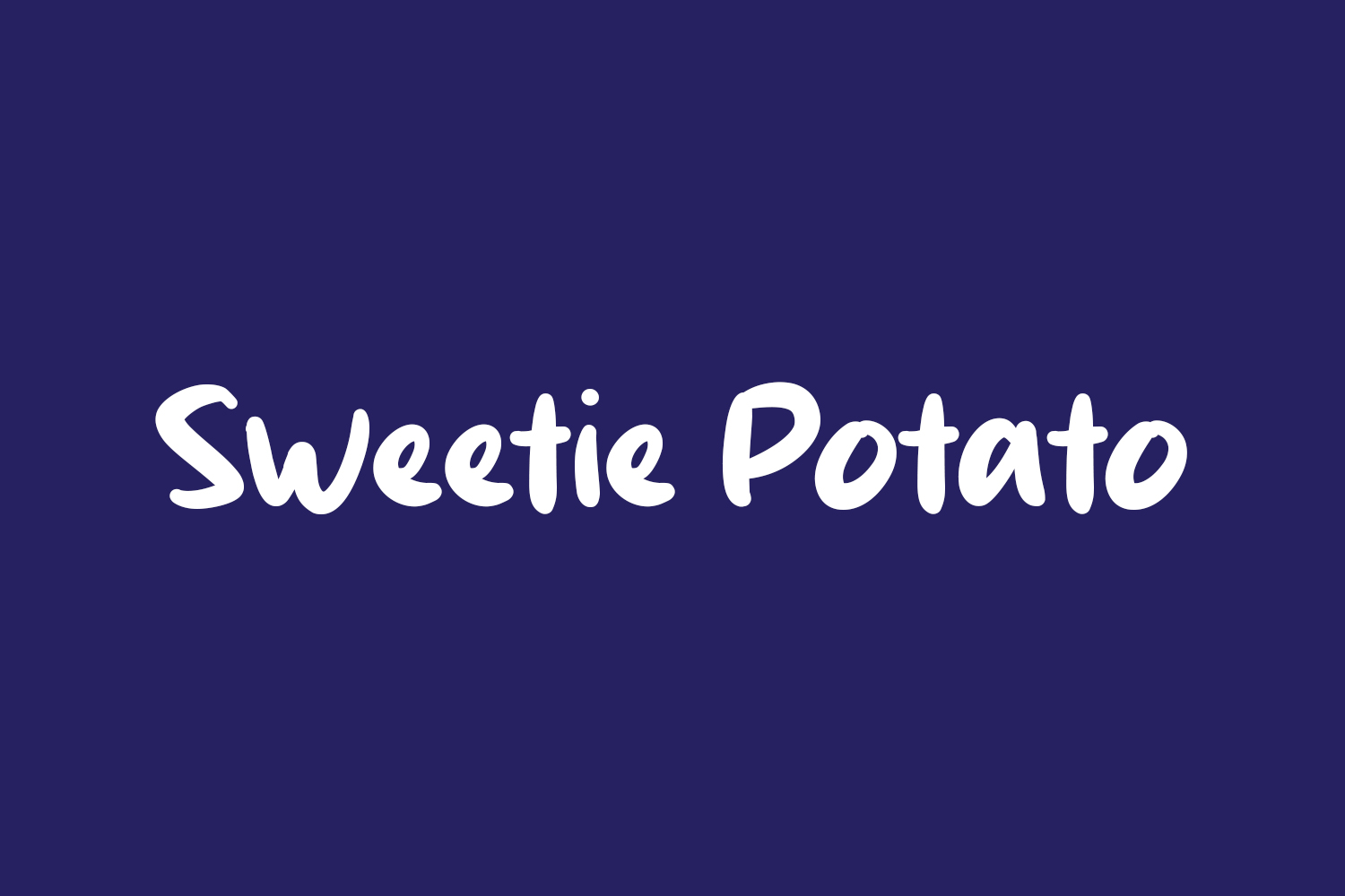 Free Sweetie Potato Font