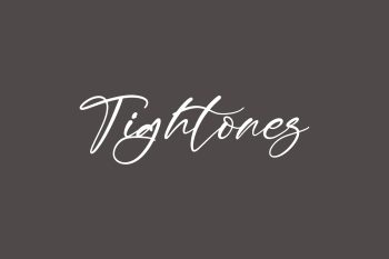 Free Tightones Font
