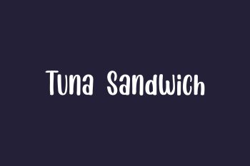 Tuna Sandwich Free Font