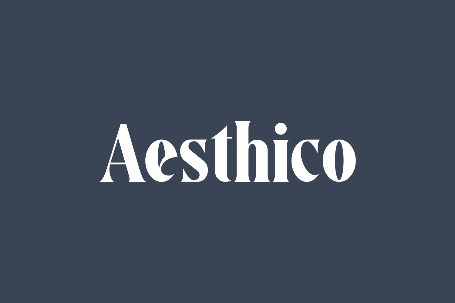 Free Aesthico Font