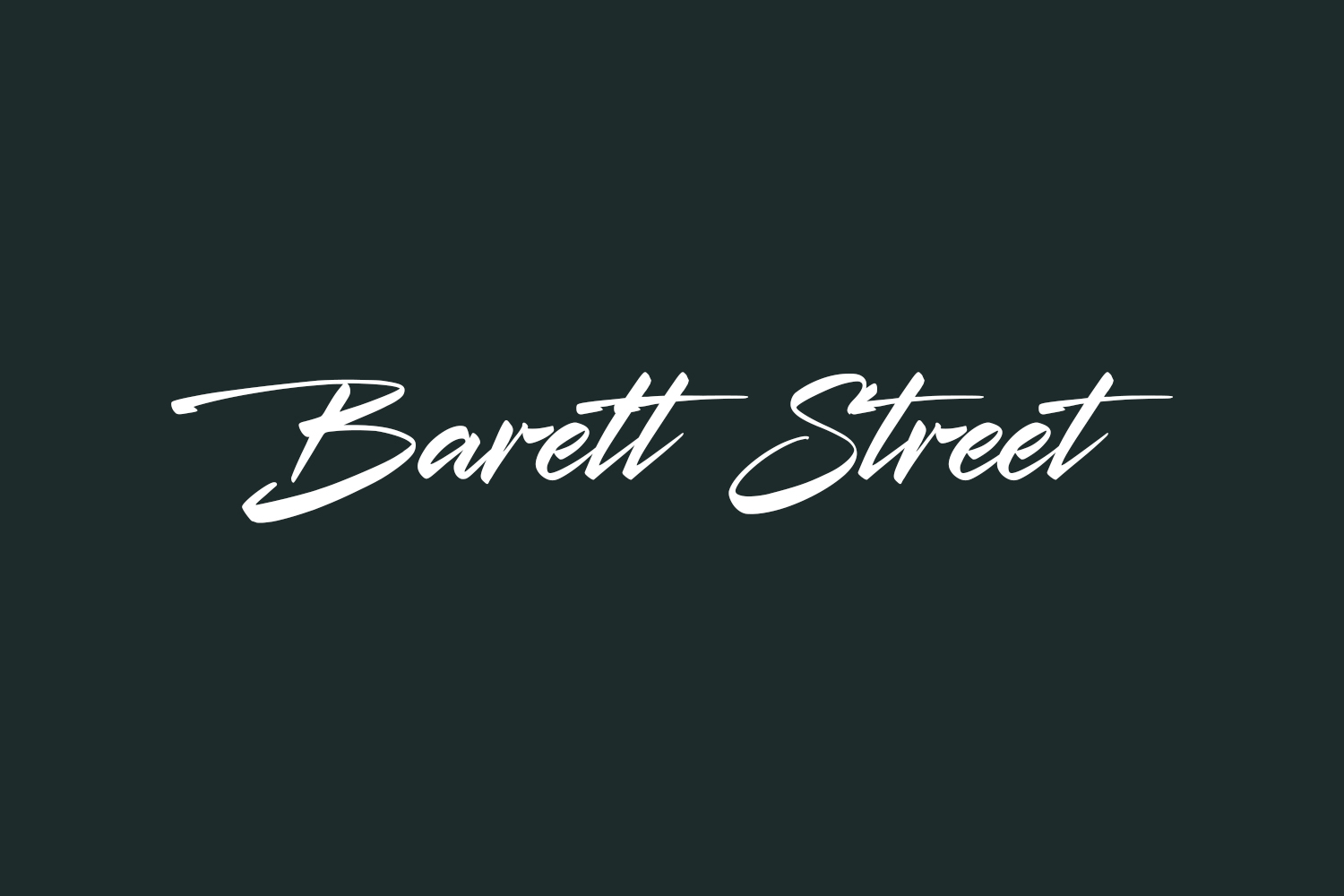 Barett Street Free Font