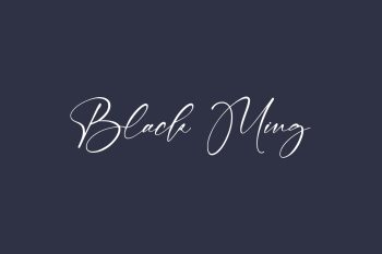 Black Ming Free Font