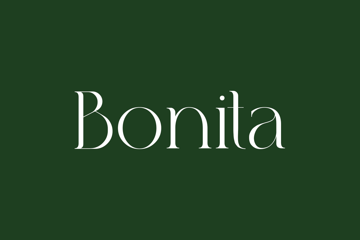Free Bonita Font