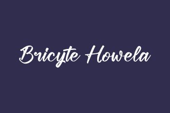 Bricyte Howela Free Font