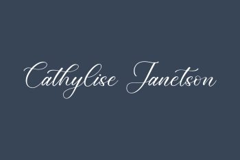 Cathylise Janetson Free Font