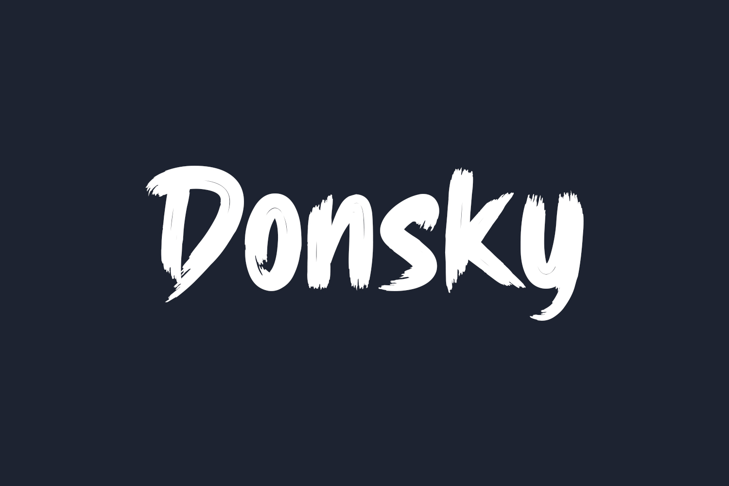 Free Donsky Font