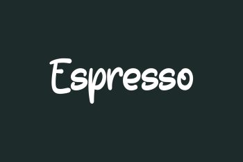 Espresso Free Font