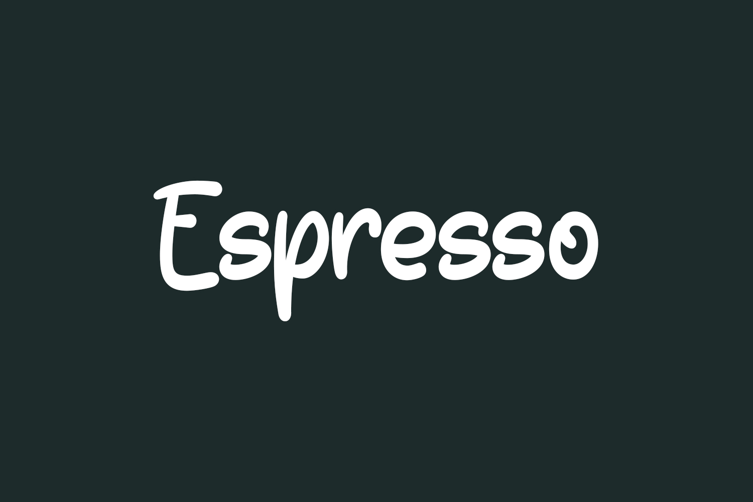 Espresso Free Font