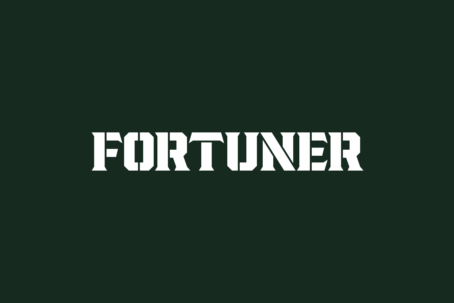 Free Fortuner Font