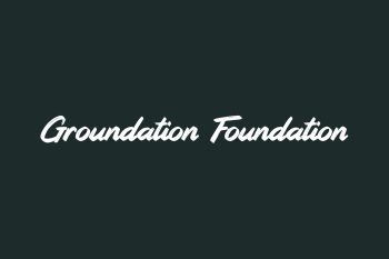 Groundation Foundation Free Font