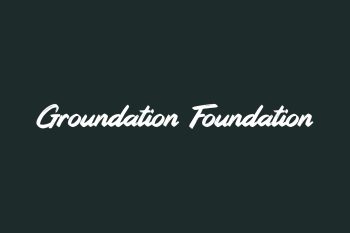 Groundation Foundation Free Font