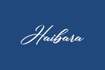 Haibara Free Font