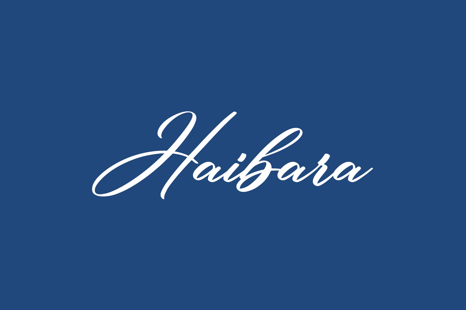 Haibara Free Font