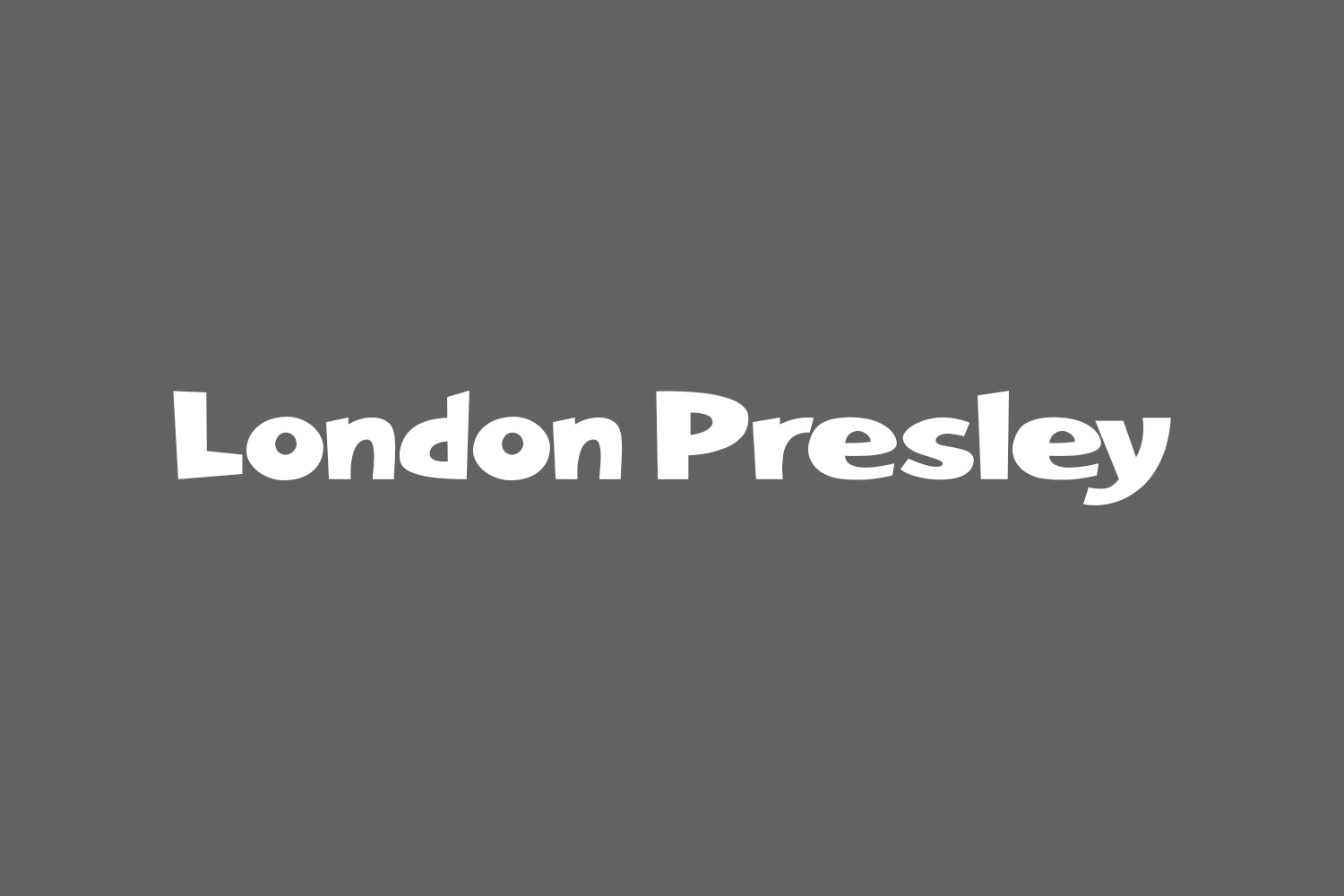 Free London Presley Font
