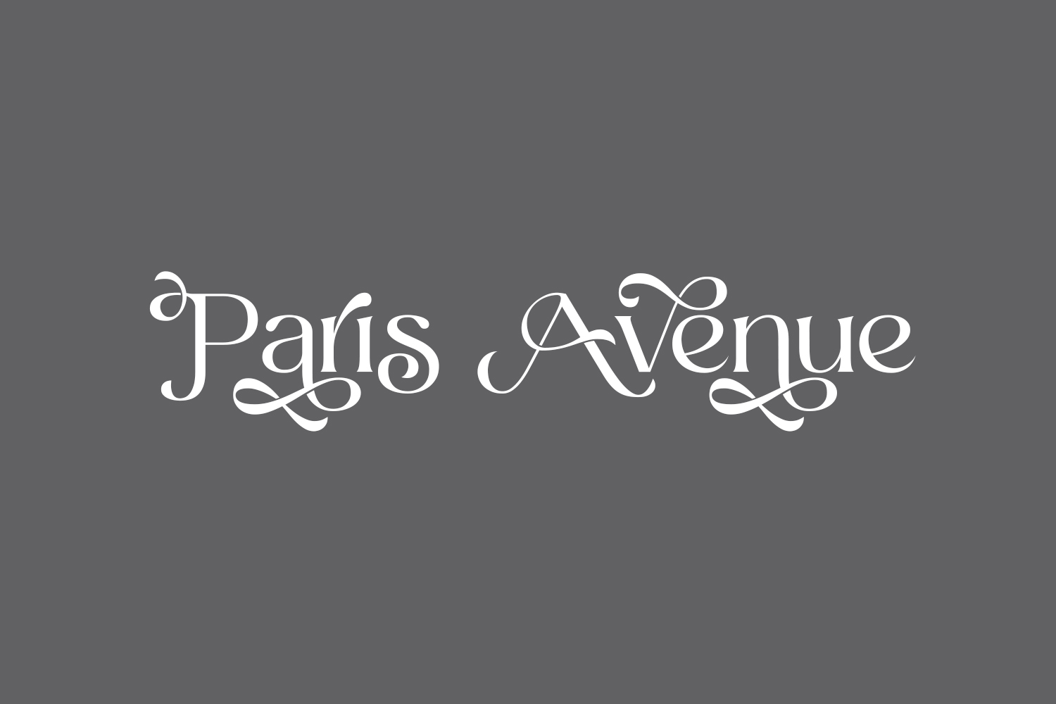 Paris Avenue Free Font