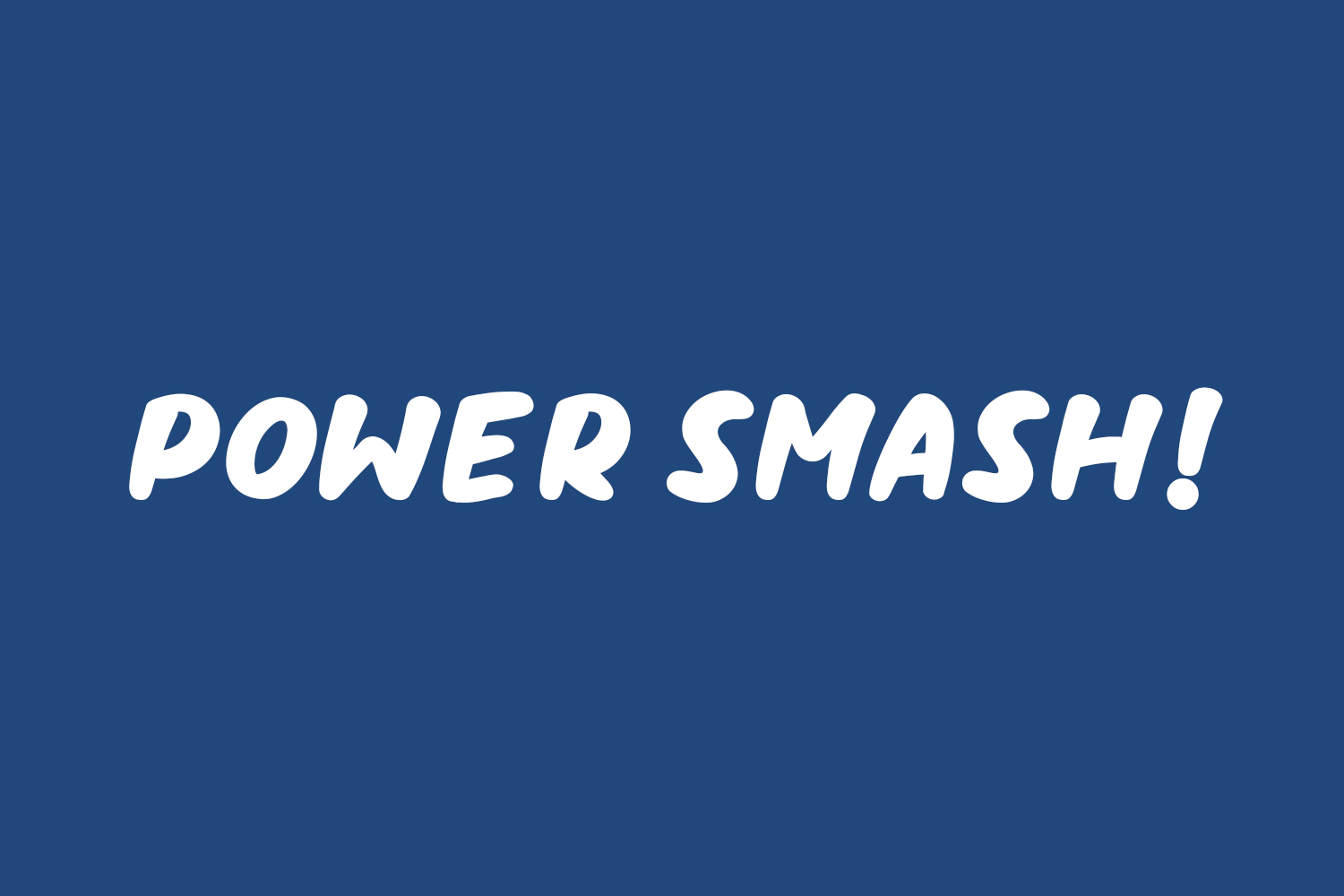 Power Smash Free Font