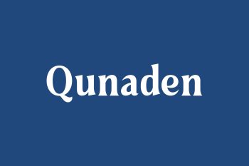 Qunaden Free Font