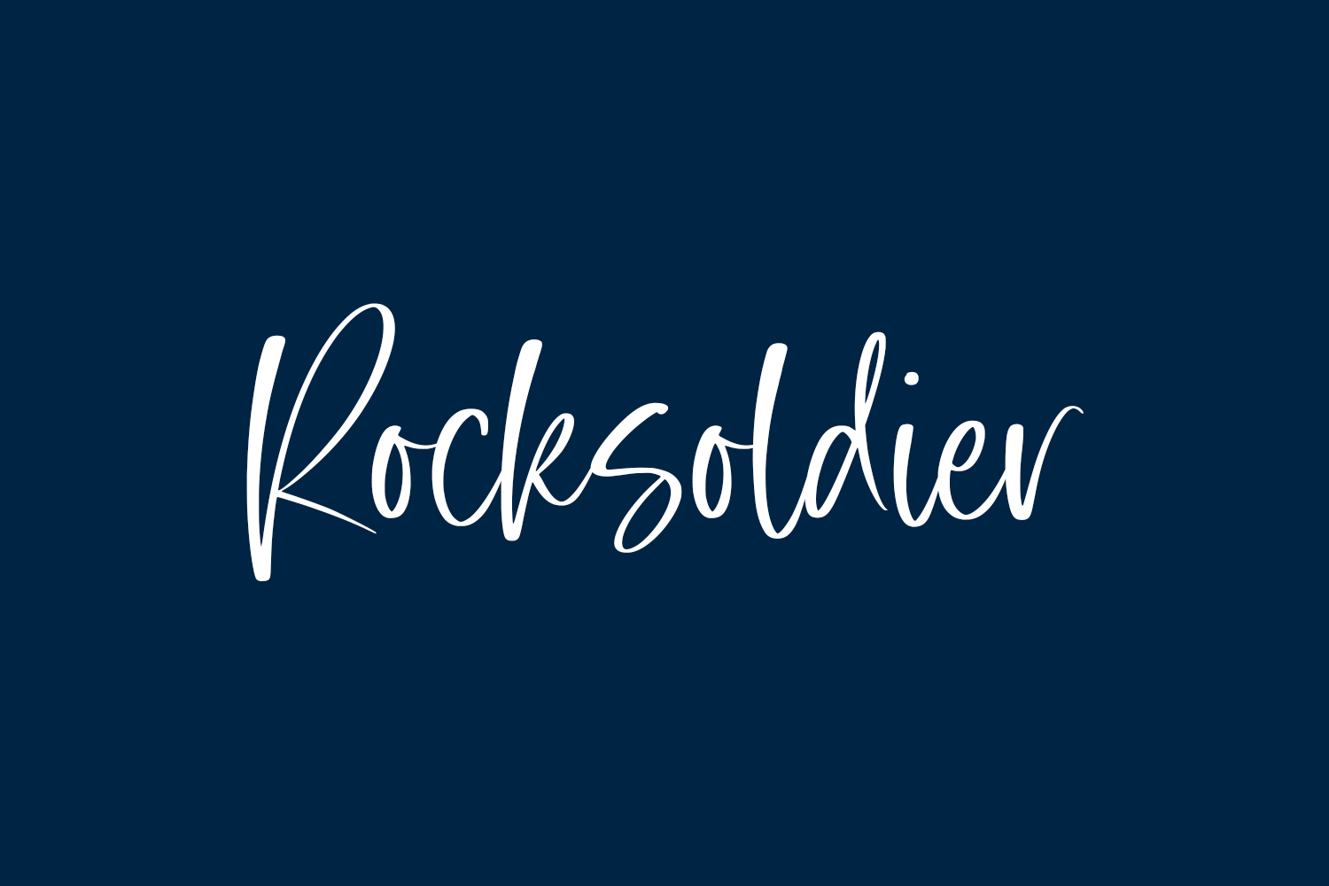 Rocksoldier Free Font