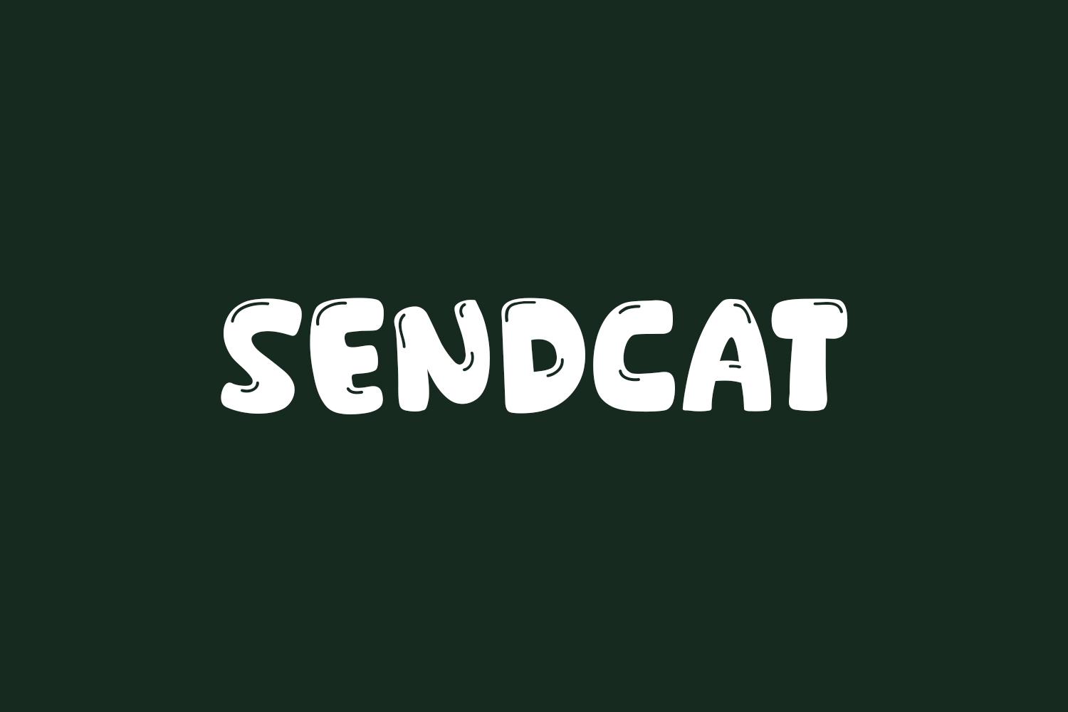 Sendcat Free Font