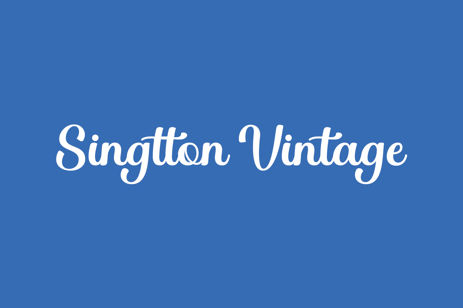 Singtton Vintage Free Font Family