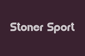 Free Stoner Sport Font