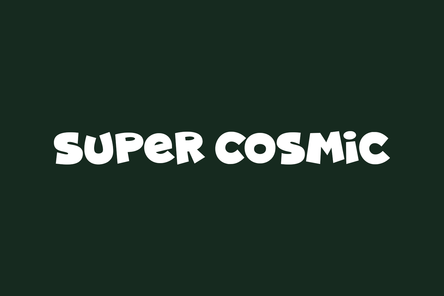 Free Super Cosmic Font