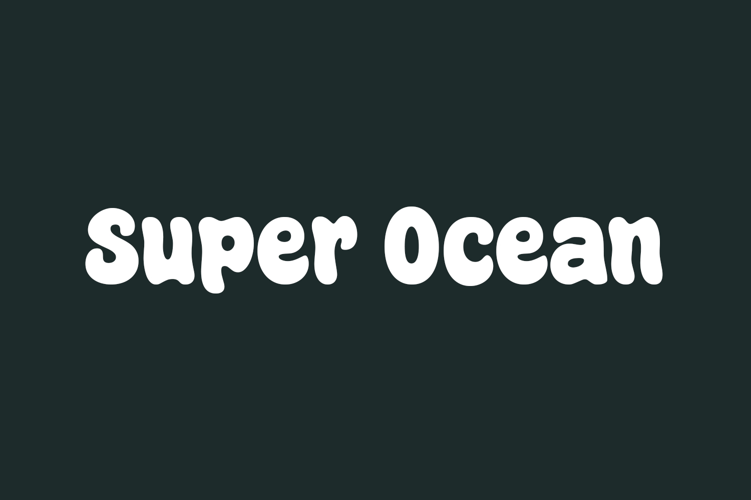 Super Ocean Free Font