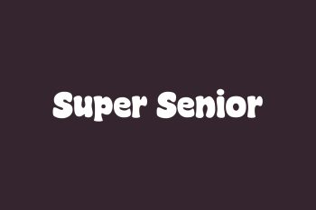 Super Senior Free Font