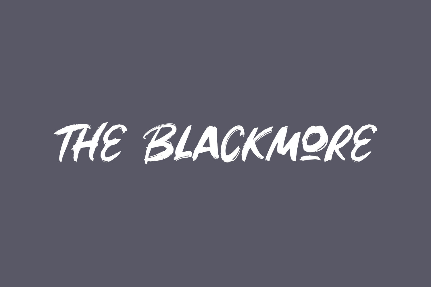 The Blackmore Free Font