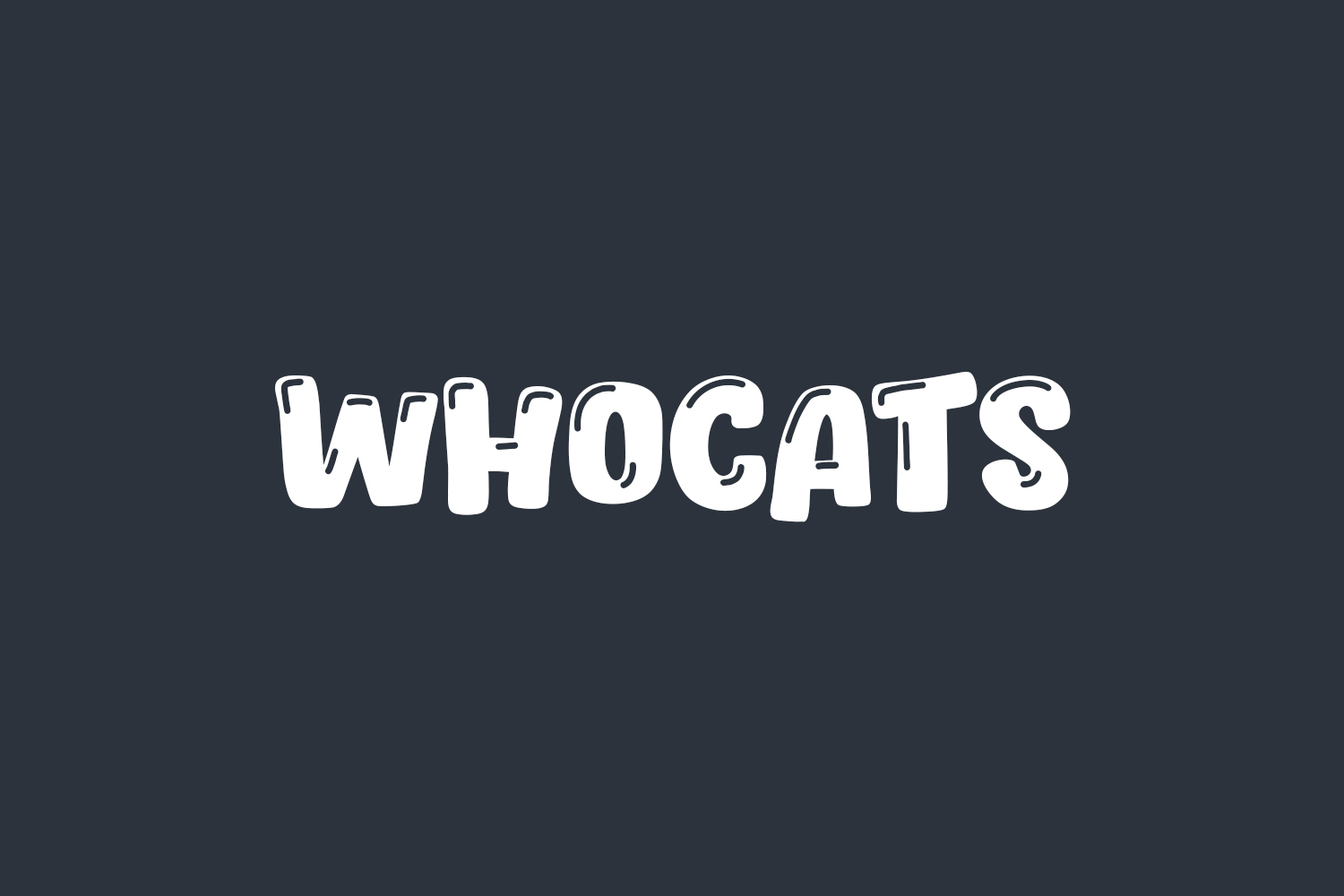 Whocats Free Font