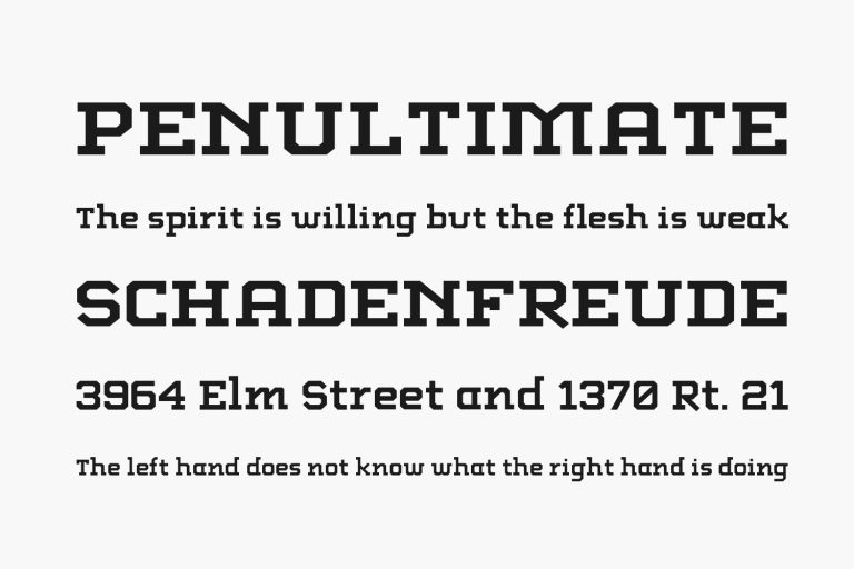 Abstract Slab Free Font | Fonts Shmonts
