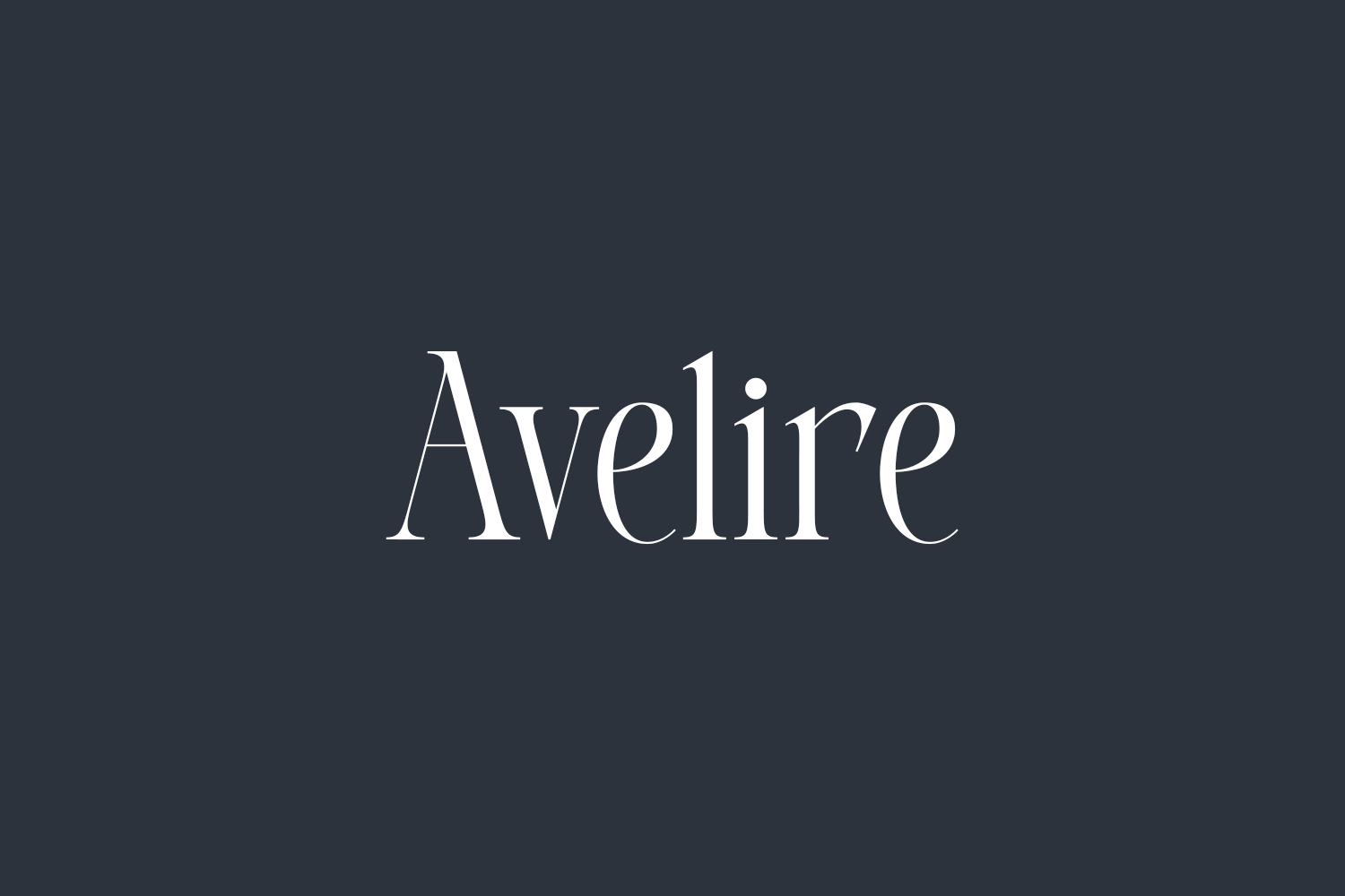 Avelire Free Font