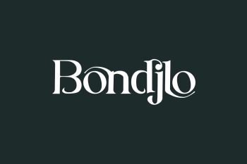 Bondjlo Free Font