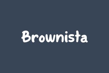 Brownista Free Font
