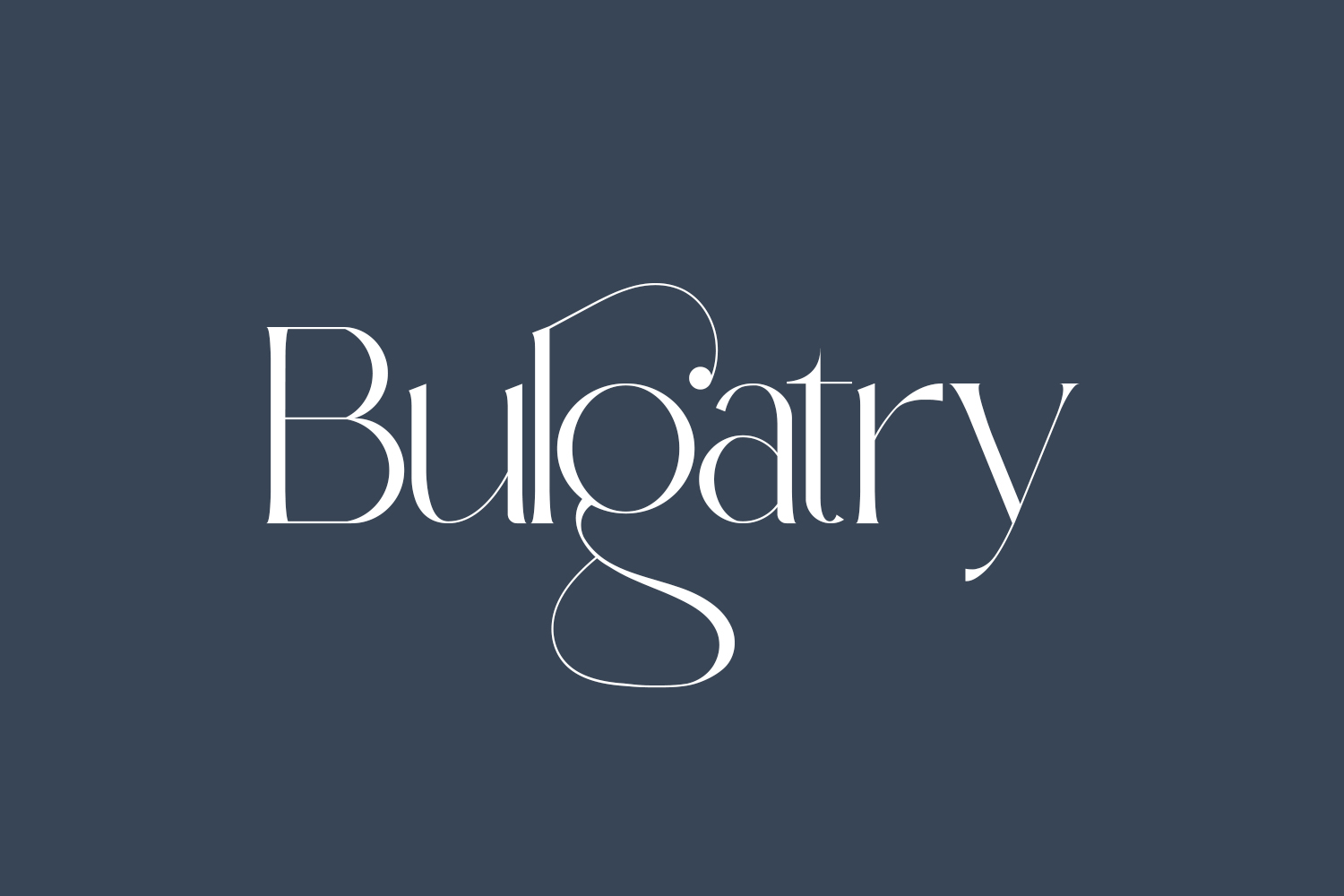 Bulgatry Free Font