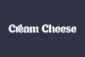 Free Cream Cheese Font